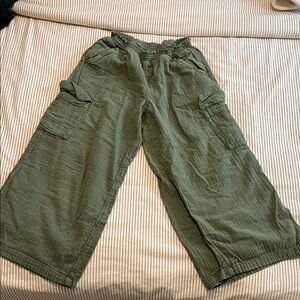 Old Navy Olive Green Smocked Pants